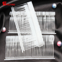 Épingles à crochet anti-torsion en PP de 35 mm avec rainures spirales pour un alignement précis dans les canaux d'alimentation des pistolets à étiquettes standard