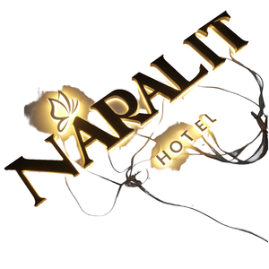 Lettres en relief 3D rétroéclairées à LED en acrylique, enseignes lumineuses à brancher pour les bâtiments, les bureaux, les hôtels, les magasins et les centres commerciaux - Product Image 4