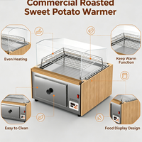 Machine Commerciale Intégrée KSJ-10Qty-1 pour la Cuisson et le Maintien au Chaud des Patates Douces, Cuiseur à Patates avec Fonction de Maintien au Chaud pour Magasins de Proximité