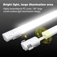 Utilee PC Tri Proof Light IP65 Étanche Protection IK09 120lm/w Norme CE RoHS 20W Garantie 5 ans Durée de vie 50000 heures