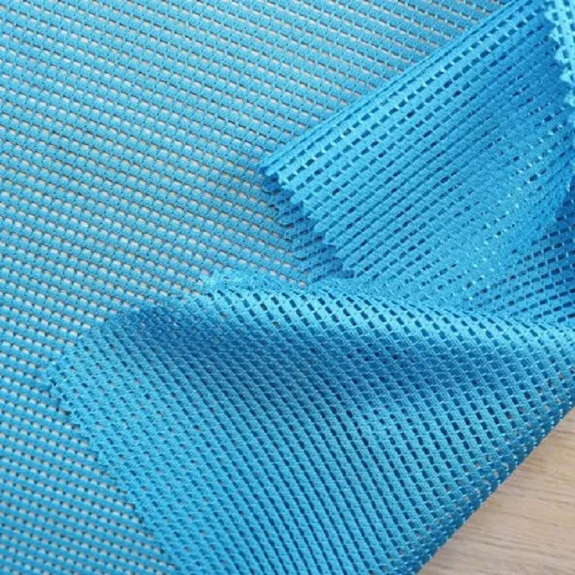 Tissu en maille pour vêtements de sport en jersey respirant à séchage rapide en polyester