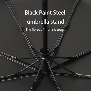 ร่มพับสามทบและมือจับพลาสติกสำหรับเด็กร่มผ้าอัตโนมัติ8K ดีไซน์การ์ตูน - Product Image 6