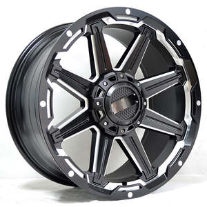 Roues de voiture 15 16 <span class=keywords><strong>17</strong></span> 18 pouces alliage d'aluminium noir Cool multi-rayons 4x4 vente en gros jantes de roue en fonte pour SUV - Product Image 1