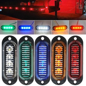 12 - 24V LED Indicator Light for Truck <b>Trailer</b> <b>Tractor</b> Farm Vehicle Motorcycle Auxiliary Edges Lamp Tail Light for Pickup Truck - Product Image 2