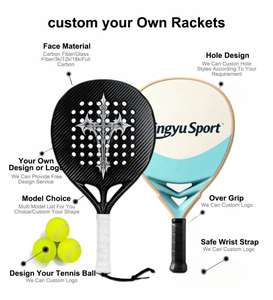 <span class=keywords><strong>Raqueta</strong></span> de Pádel Qingyu Sport 2026 OEM/ODM, Diseño Personalizado, Fabricación de Alta Calidad, Portátil, de Fibra de Carbono Diamante 3k 12k 18k - Product Image 2