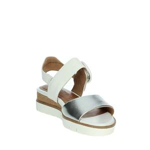 Sandalo con Zeppa da Donna Tamaris 1-28206-42 Bianco Argento, Calzatura Estiva Comoda con Plateau - Product Image 5