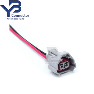 Разъем YB 6189-0035, 2-контактный, автомобильный, гнездовой, с клеммами и жгутом проводов - Product Image 4