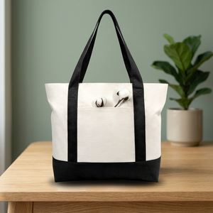 Sac fourre-tout vintage en toile de couleur unie, résistant à l'eau, fermeture éclair, style minimaliste, jaune et vert menthe, utilisation toutes saisons, voyage - Product Image 4