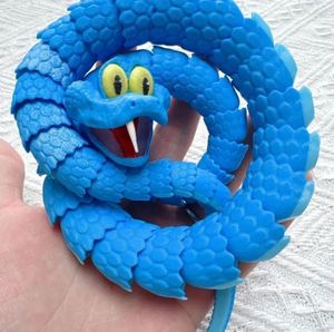 Divertido Juguete de Serpiente de Plástico Impreso en 3D con Articulaciones Móviles, Modelo Animal Realista Hecho en la Provincia de Zhejiang, Regalo para Niños - Product Image 3
