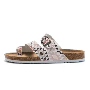 Nhà Máy Bán Buôn Birken Phụ Nữ Thoải Mái Mùa Hè Phẳng Dép Giản Dị Mềm Nút Chai Duy Nhất Vòm Hỗ Trợ Vuông Da PU Thời Trang - Product Image 2