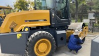 Compacteur routier hydraulique vibratoire à tambour unique XS85J de 8 tonnes avec tambour de 1220 mm de diamètre à vendre