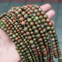 Perles rondes en jade Dong Ling multicolores naturelles en vrac, vente en gros, fournitures pour la fabrication de bijoux, bracelets et colliers DIY