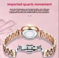 Montre à quartz pour femme POEDAGAR 366, ultra-fine, étanche et lumineuse, cadeaux sélectionnés pour les anniversaires de femmes