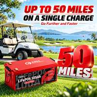 Batterie de chariot de golf XRH 36V105Ah LiFePO4 à semi-conducteurs, 6000 cycles, kit complet avec chargeur 100A, prise et sangle de maintien
