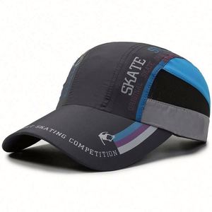 หมวกเบสบอลไนลอนอ็อกซ์ฟอร์ดระบายอากาศแห้งเร็วรุ่นใหม่ปี 2024 ขายส่ง หมวกกอล์ฟลายตัวอักษร 6 แผง สำหรับผู้ชาย - Product Image 6