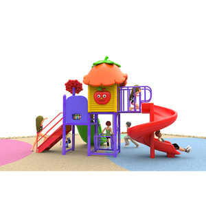 Trẻ Em Nhỏ Sân Chơi Ngoài Trời Nhựa Đu Và Trượt Thiết Bị Bộ Trẻ Em Sân Chơi Ngoài Trời Cho Sân Sau - Product Image 2