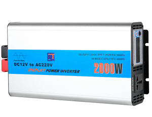 เครื่องแปลงไฟพลังงานแสงอาทิตย์แบบออฟกริด 2000W 4000W คลื่นไซน์บริสุทธิ์ 12V 24V เป็น 220V 110V พร้อมหน้าจอ LED - Product Image 3