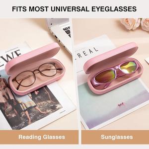 Factory Wholesale Custom Logo Embossed Luxury High Quality Iron Hard <b>Case</b> <b>for</b> <b>Glasses</b> & Sunglasses with Recycled Materials - Product Image 3