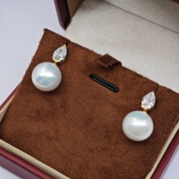 Orecchini a Perno UM Jewelry in Argento 925 Placcato Oro con Perle Naturali d'Acqua Dolce, Unisex/Uomo/Donna, per Matrimoni, Feste, Anniversari, Regalo Quotidiano