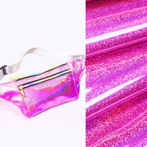 Telas de Vinilo Brillante Iridiscente Holográfico Transparente de PVC BY8024 para Bolsos, Zapatos, Carteras, Forros y <span class=keywords><strong>Paraguas</strong></span> - Product Image 5