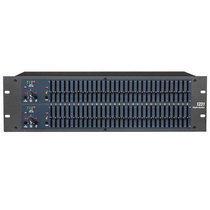 GAX-1231 Dj Equipment - Dual Channel 31 Band Equalizer