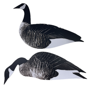 Giá rẻ Hot Bán Double Sided in ấn 5 mét sóng nhựa Canada Goose mồi nhử săn mồi với kim loại cổ phần - Product Image 5