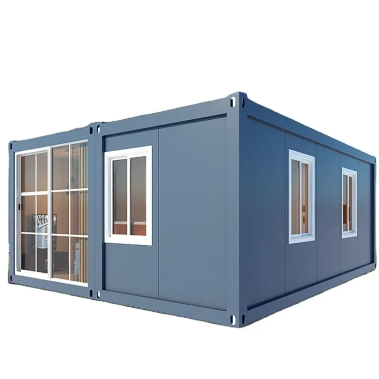 Mobil heim Büro Außen Sauna raum Zusammen klappbare Wohn 40ft Versand container Häuser zum Verkauf
