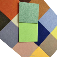 Panneaux acoustiques en feutre de fibres de polyester PET haute densité, insonorisants et ignifuges, stock direct usine