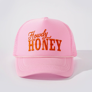 หมวกแก๊ปปักลายฮันนี่ Howdy ลดราคาสุดฮอต ระบายอากาศได้ดี สไตล์คาวบอยตะวันตก เหมาะสำหรับผู้หญิงและผู้ชาย - Product Image 3