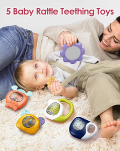 Alfombrilla de juegos para niños de 0 a 3 años, alfombrilla de actividades para bebés, mantas para juegos, Pedal, Piano con 5 uds. De <span class=keywords><strong>juguetes</strong></span> sensoriales - Product Image 6