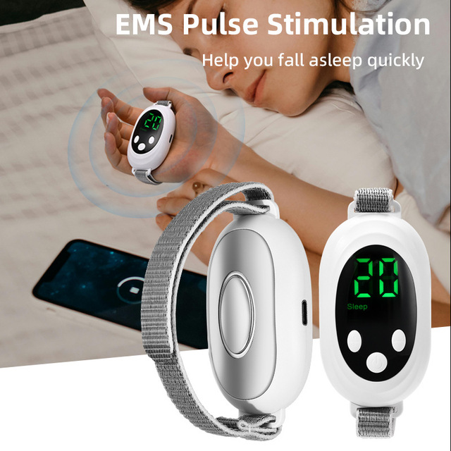 Simple White Noise Sleep Device with New Screen Display Handheld Negative Ion Pulse Stress Relief Consumer Electronics Sleep Aid