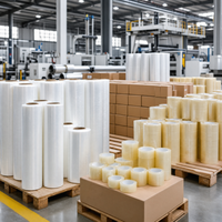 Ensemble de déménagement YISHI : Film étirable et ruban adhésif pour cartons, idéal pour le déménagement et le stockage