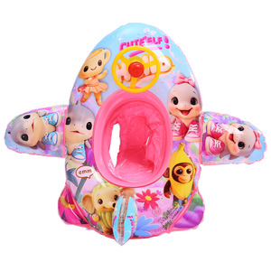 Flotador Inflable de Avión para Niños, Diseño de Dibujos Animados, Asiento Flotante para Piscina, Anti-Vuelco, de 1 a 6 Años - Product Image 5
