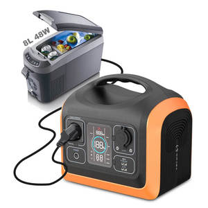 ผลิตแบตเตอรี่ Lifepo4 สำหรับใช้งานกลางแจ้ง 600w เครื่องกำเนิดไฟฟ้าพกพา 500w เครื่องกำเนิดพลังงานแสงอาทิตย์แบบพกพา 500 วัตต์ - Product Image 1