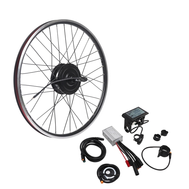 48V 500W 16-28" Brushless Gear Hub Motor Kit for Electric Bicycle/Tricycle Alloy Steel Construction CE Certified