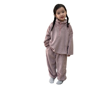 <span class=keywords><strong>Pigiama</strong></span> in Flanella per Bambini Nuovo Set Autunno e Inverno Abbigliamento da Notte per Ragazzi e Ragazze Vestiti da Casa per Bambini - Product Image 1