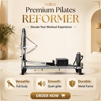 Reformer Pilates Portable Premium Personnalisé pour la Maison, Machine de Fitness Professionnelle en Aluminium avec Tour pour le Corps