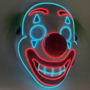 Masques de fête de <span class=keywords><strong>carnaval</strong></span> pour adultes Masques multi-matériaux pour Halloween <span class=keywords><strong>Masque</strong></span> LED de Noël PVC Plastique Papier Pâte de Soie - Product Image 4