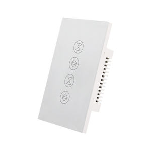 Tuya Smart Home App Télécommande Double Rideau Interrupteur Verre Trempé Écran Tactile Smart Roller Shutter Commutateurs - Product Image 4
