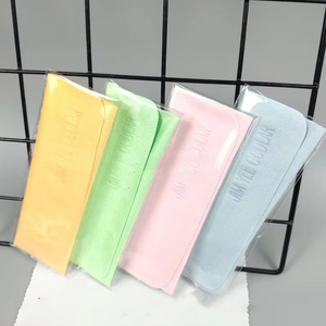Chiffon de nettoyage pour lunettes en microfibre de soie, emballé individuellement, type daim OPP, chiffon de polissage pour <span class=keywords><strong>violon</strong></span>, vente en gros - Product Image 1