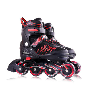 Patines en línea ajustables impermeables, ruedas intermitentes súper <span class=keywords><strong>PU</strong></span>, 4 yardas, certificación CE - Product Image 3