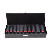 BNYA Lot de 10 douilles à impact Shockwave 1/2 "Drive 16-PC Tray Set