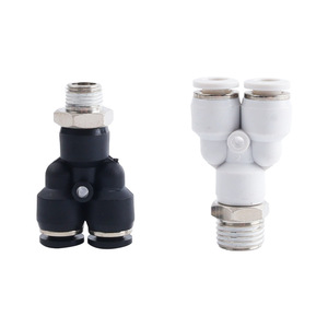 Raccord pneumatique rapide en T Wentai Pneumatics 8-0,2 mm en plastique de type Y pour accessoires de compresseur d'air - Product Image 1