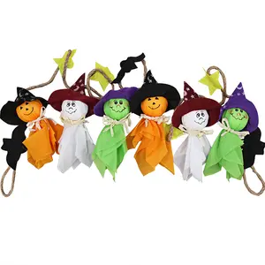 Halloween Scarecrow Decoration Doll You Pumpkin Spirit Pendant Ghost Festival Hotel Bar Kindergarten Ghost House Hanging String