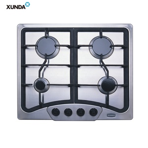 Xunda 30cm <span class=keywords><strong>plaque</strong></span> de cuisson à gaz intégrée 2 brûleurs cuisinière à gaz en acier inoxydable cuisinière à gaz tables de cuisson - Product Image 5