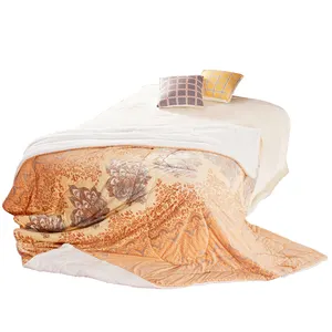 مفرش سرير مبطن دافئ للشتاء بحجم مخصص فائق النعومة سميك ووزني بحجم كبير