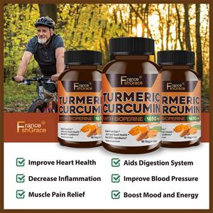 Extrait de Curcuma de Haute Qualité – Curcuminoïdes pour la Santé Cérébrale, Articulaire et Cardiaque – Capsules de Curcuma et Curcumine - Product Image 3