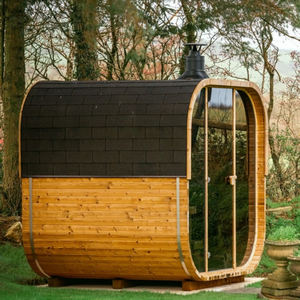 Sauna électrique extérieur moderne pour 4 personnes en bois massif <span class=keywords><strong>de</strong></span> pruche pour villas - Product Image 2