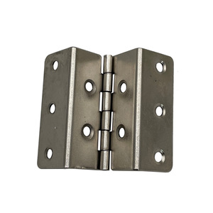 Bisagra de cuatro pliegues Yuyao de 51x15x1.0mm con diez orificios, de hierro niquelado, para puertas de armarios y muebles. - Product Image 3