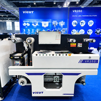 Vicut VR350 – Découpeuse d'étiquettes numérique tout-en-un avec ordinateur intégré et laminage à froid pour la production d'étiquettes en petites séries sur demande